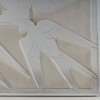 Cadre « Muguet et Hirondelles » verre blanc de René LALIQUE | Biron Cadre "Muguet et Hirondelles" verre blanc de René LALIQUE