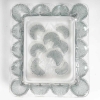 Cendrier « Bluets » verre blanc patiné bleu de René LALIQUE | Biron Cendrier "Bluets" verre blanc patiné bleu de René LALIQUE