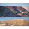 CHARRETON Victor Ecole Française 20è Siècle Lac D’auvergne Huile Signée Certificat d’authenticité | Biron CHARRETON Victor Ecole Française 20è Siècle Lac D’auvergne Huile Signée