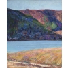 CHARRETON Victor Ecole Française 20è Siècle Lac D’auvergne Huile Signée Certificat d’authenticité | Biron CHARRETON Victor Ecole Française 20è Siècle Lac D’auvergne Huile Signée
