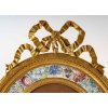 Paire de cadres en bronze doré et émail fin XIXème siècle | Biron Paire de cadres en bronze doré et émail fin XIXème siècle