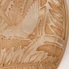 Boite « Vaucluse » verre blanc patiné sépia de René LALIQUE | Biron Boite "Vaucluse" verre blanc patiné sépia de René LALIQUE