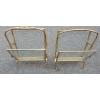 1950/70′ Paire de Porte Revues Style Maison Baguès Modèle Bambou en Laiton Poli | Biron 1950/70′ Paire de Porte Revues Style Maison Baguès Modèle Bambou en Laiton Poli