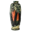 Vase verre multicouche dégagé à l’acide vert et orange de DAUM NANCY | Biron Vase verre multicouche dégagé à l'acide vert et orange de DAUM NANCY