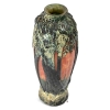 Vase verre multicouche dégagé à l’acide vert et orange de DAUM NANCY | Biron Vase verre multicouche dégagé à l'acide vert et orange de DAUM NANCY