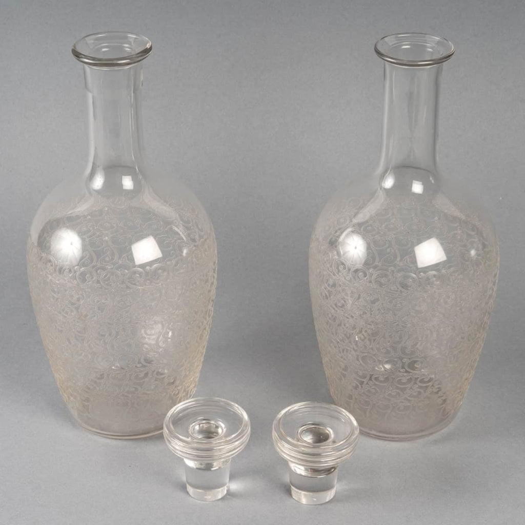 Service « Rohan » cristal blanc gravé de BACCARAT – 38 pièces | Biron Service "Rohan" cristal blanc gravé de BACCARAT - 38 pièces