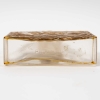 Flacon « Elégance » verre blanc patiné sépia de René LALIQUE pour D’Orsay | Biron Flacon "Elégance" verre blanc patiné sépia de René LALIQUE pour D'Orsay