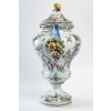Pot couvert Delft polychrome, XVIIIème siècle | Biron Pot couvert Delft polychrome, XVIIIème siècle