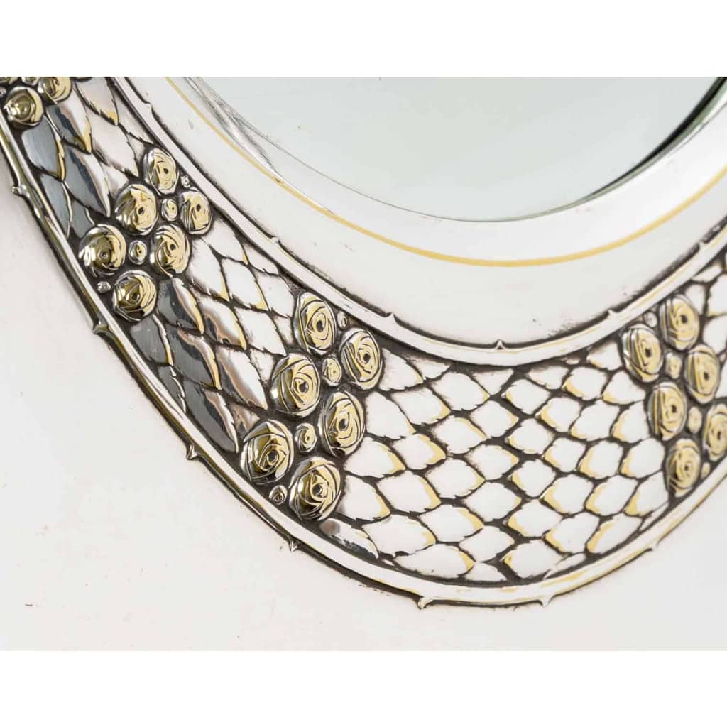 Miroir de table d’époque art nouveau, 1920 | Biron Miroir de table d'époque art nouveau, 1920
