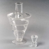 Service « Vouvray » verre blanc de René LALIQUE – 42 pièces | Biron Service "Vouvray" verre blanc de René LALIQUE - 42 pièces