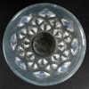 Vase « Rampillon » verre opalescent patiné bleu de René LALIQUE | Biron Vase "Rampillon" verre opalescent patiné bleu de René LALIQUE