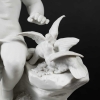 Petit Ange aux Oiseaux en Biscuit, Fin du XIXème Siècle | Biron Petit Ange aux Oiseaux en Biscuit, Fin du XIXème Siècle