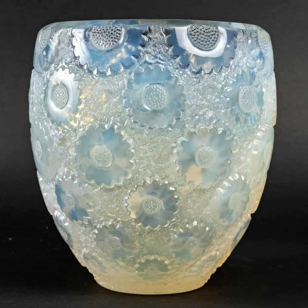 Vase « Pâquerettes » verre opalescent de René LALIQUE | Biron ||||||