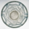 Vase « Grives » verre blanc patiné bleu de René LALIQUE | Biron Vase "Grives" verre blanc patiné bleu de René LALIQUE