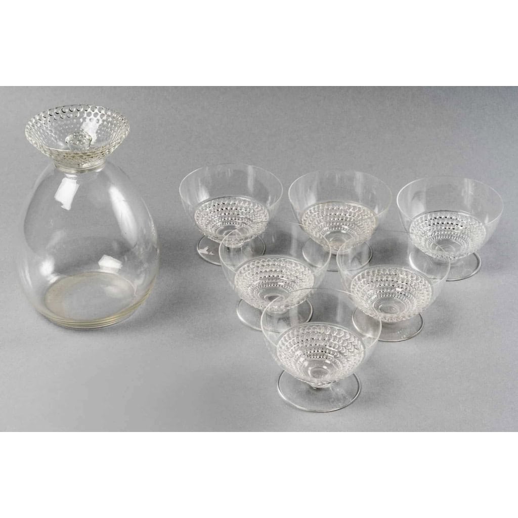 Service « Nippon » verre blanc de René LALIQUE | Biron |||||||