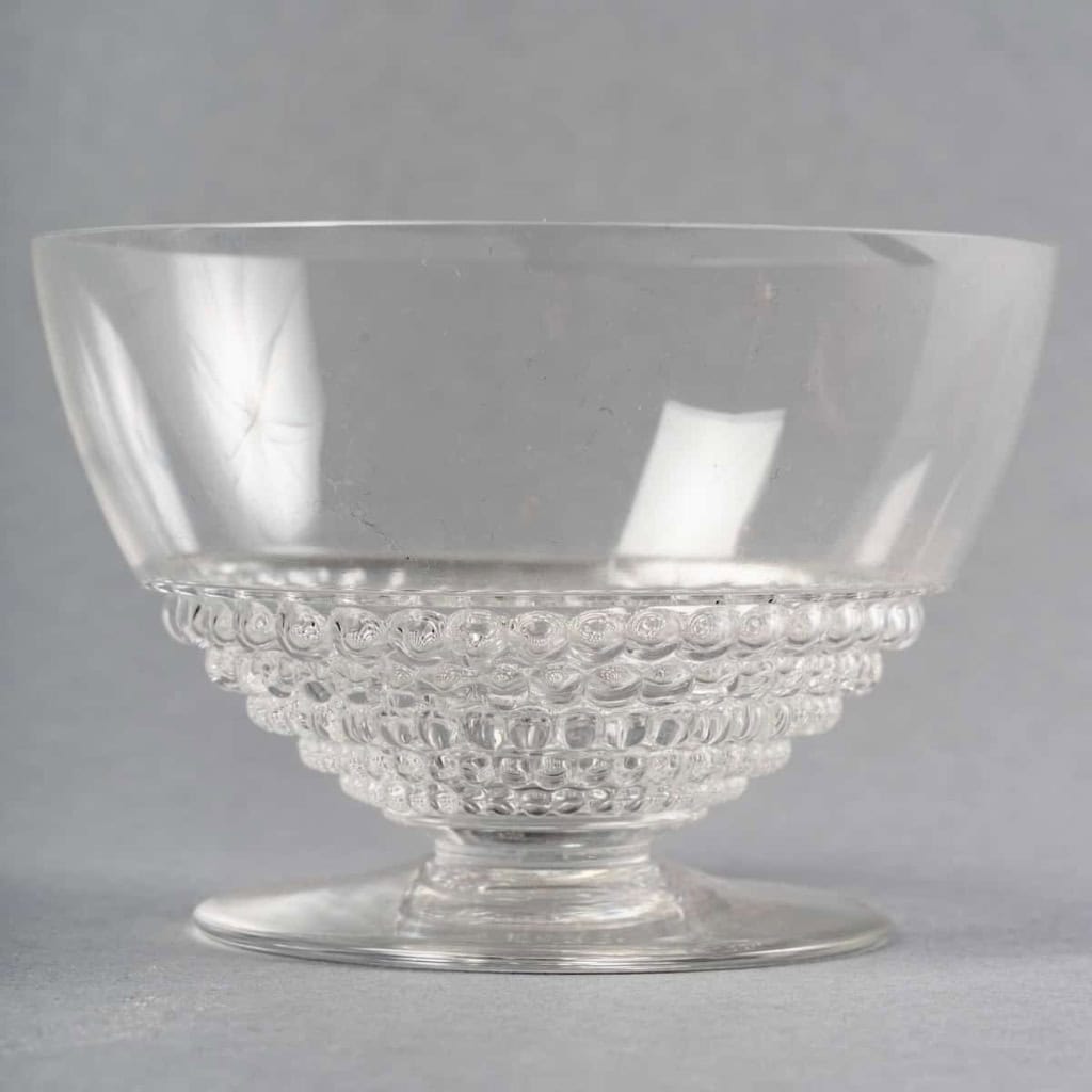 Service « Nippon » verre blanc de René LALIQUE | Biron Service "Nippon" verre blanc de René LALIQUE