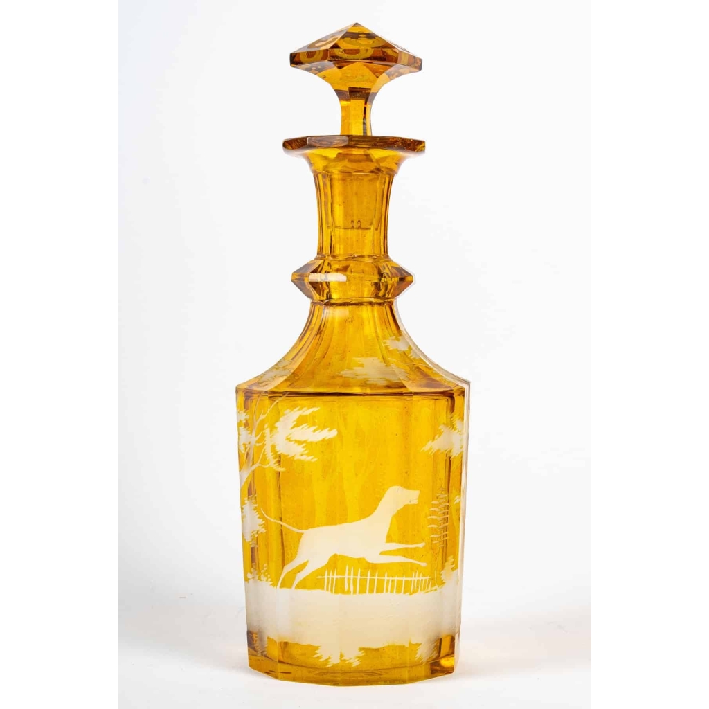 Ensemble de cristal de Bohême, XIXème siècle | Biron Ensemble de cristal de Bohême, XIXème siècle