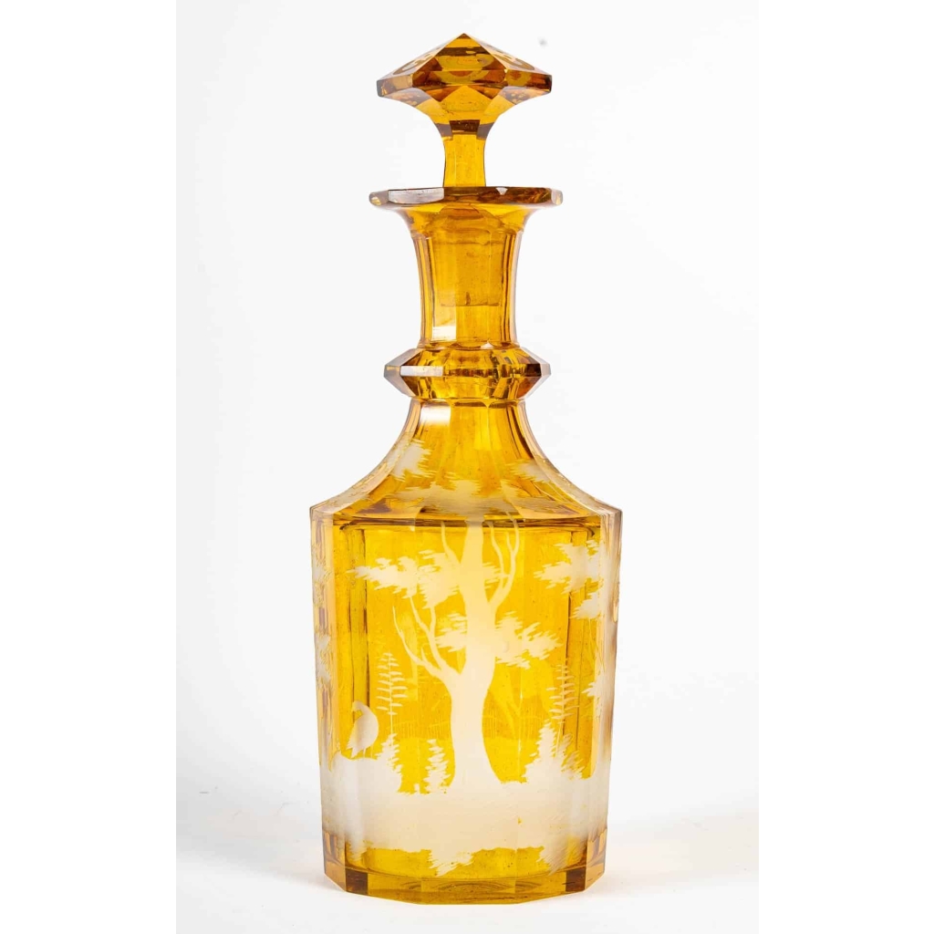 Ensemble de cristal de Bohême, XIXème siècle | Biron Ensemble de cristal de Bohême, XIXème siècle