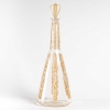 Carafe « Six Figurines » verre blanc patiné sépia de René LALIQUE | Biron ||||||