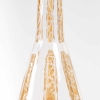 Carafe « Six Figurines » verre blanc patiné sépia de René LALIQUE | Biron Carafe "Six Figurines" verre blanc patiné sépia de René LALIQUE