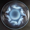 Assiette Plat « Ondines » verre opalescent de René LALIQUE | Biron Assiette Plat "Ondines" verre opalescent de René LALIQUE