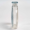 Flacon "De Lui" verre blanc patiné bleu de René LALIQUE pour Erasmic