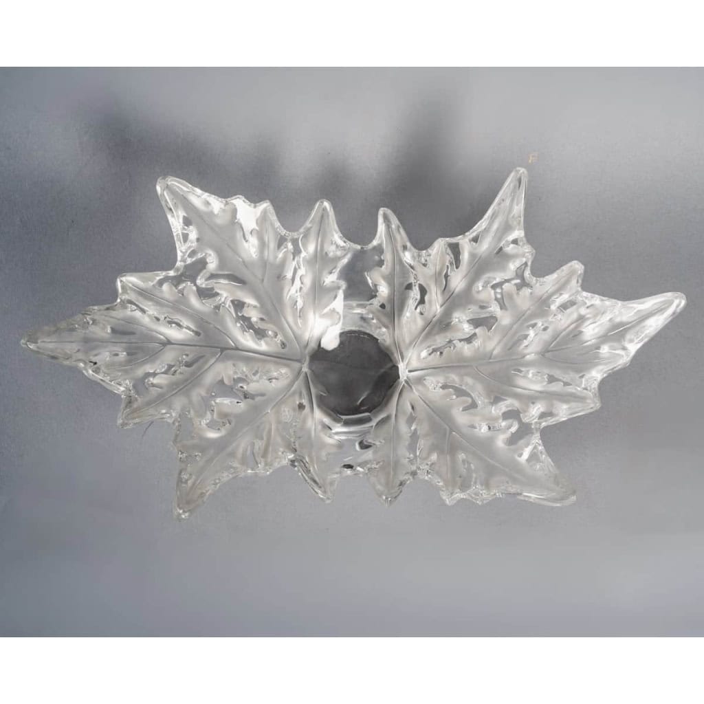 Coupe « Champs Elysées » cristal blanc de Marc LALIQUE | Biron Coupe "Champs Elysées" cristal blanc de Marc LALIQUE