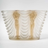 Vase « Terpsichore » verre blanc patiné sépia de René LALIQUE | Biron ||||||||