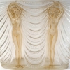 Vase « Terpsichore » verre blanc patiné sépia de René LALIQUE | Biron Vase "Terpsichore" verre blanc patiné sépia de René LALIQUE
