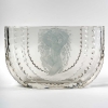 Vase « Flore » verre blanc patiné bleu de René LALIQUE | Biron |||||||