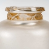 Vase « Frise Aigles » verre blanc patiné sépia de René LALIQUE | Biron Vase "Frise Aigles" verre blanc patiné sépia de René LALIQUE
