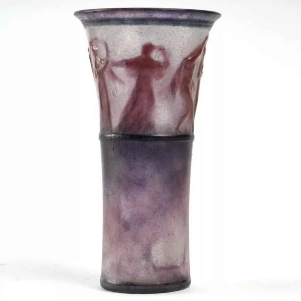 Vase « Personnages Grecs en Frise » pâte de verre de Gabriel ARGY-ROUSSEAU | Biron Vase "Personnages Grecs en Frise" pâte de verre de Gabriel ARGY-ROUSSEAU
