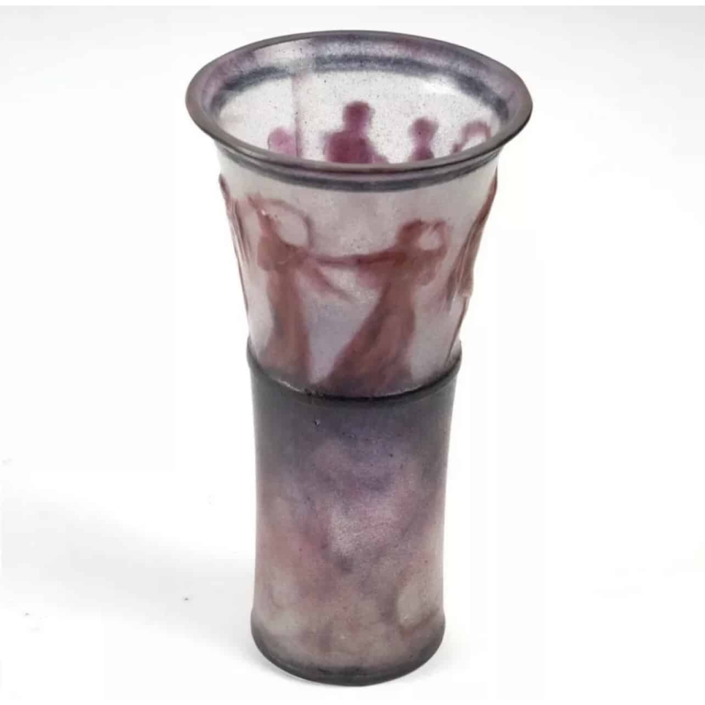 Vase « Personnages Grecs en Frise » pâte de verre de Gabriel ARGY-ROUSSEAU | Biron Vase "Personnages Grecs en Frise" pâte de verre de Gabriel ARGY-ROUSSEAU