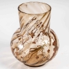 Vase « Mante Religieuse » verre fumé godronné émaillé d’Emile Gallé | Biron Vase "Mante Religieuse" verre fumé godronné émaillé d'Emile Gallé