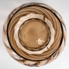 Vase « Mante Religieuse » verre fumé godronné émaillé d’Emile Gallé | Biron Vase "Mante Religieuse" verre fumé godronné émaillé d'Emile Gallé
