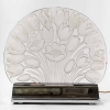 Surtout Décoratif « Tulipes » verre blanc de René LALIQUE | Biron Surtout Décoratif "Tulipes" verre blanc de René LALIQUE