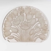 Surtout Décoratif « Tulipes » verre blanc de René LALIQUE | Biron Surtout Décoratif "Tulipes" verre blanc de René LALIQUE
