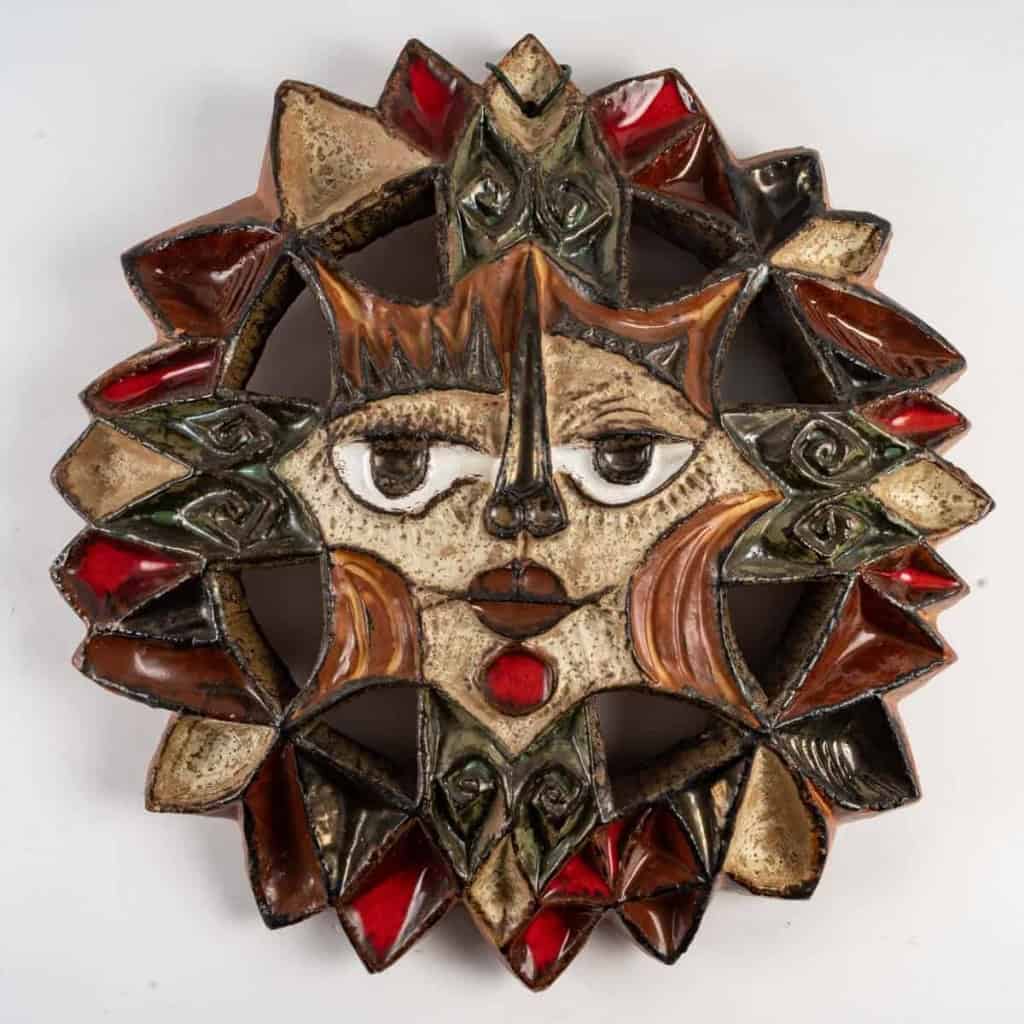Sculpture murale en céramique, 1950-1960 | Biron |||||||