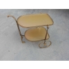 1970′ Bar Roulant en Bronze et Laiton Doré Maison Jansen 3 Roues | Biron |||||||||||||