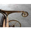 1970′ Bar Roulant en Bronze et Laiton Doré Maison Jansen 3 Roues | Biron 1970′ Bar Roulant en Bronze et Laiton Doré Maison Jansen 3 Roues
