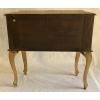 1970′ Commode Arbalète 2 Tiroirs Bois Doré Style Renaissance Italienne 76 X 33 X H 71 cm