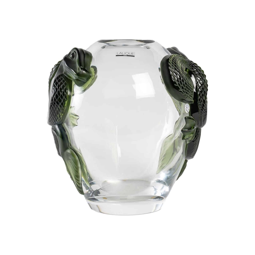 Lalique France : Vase DRAGON | Biron |||||||
