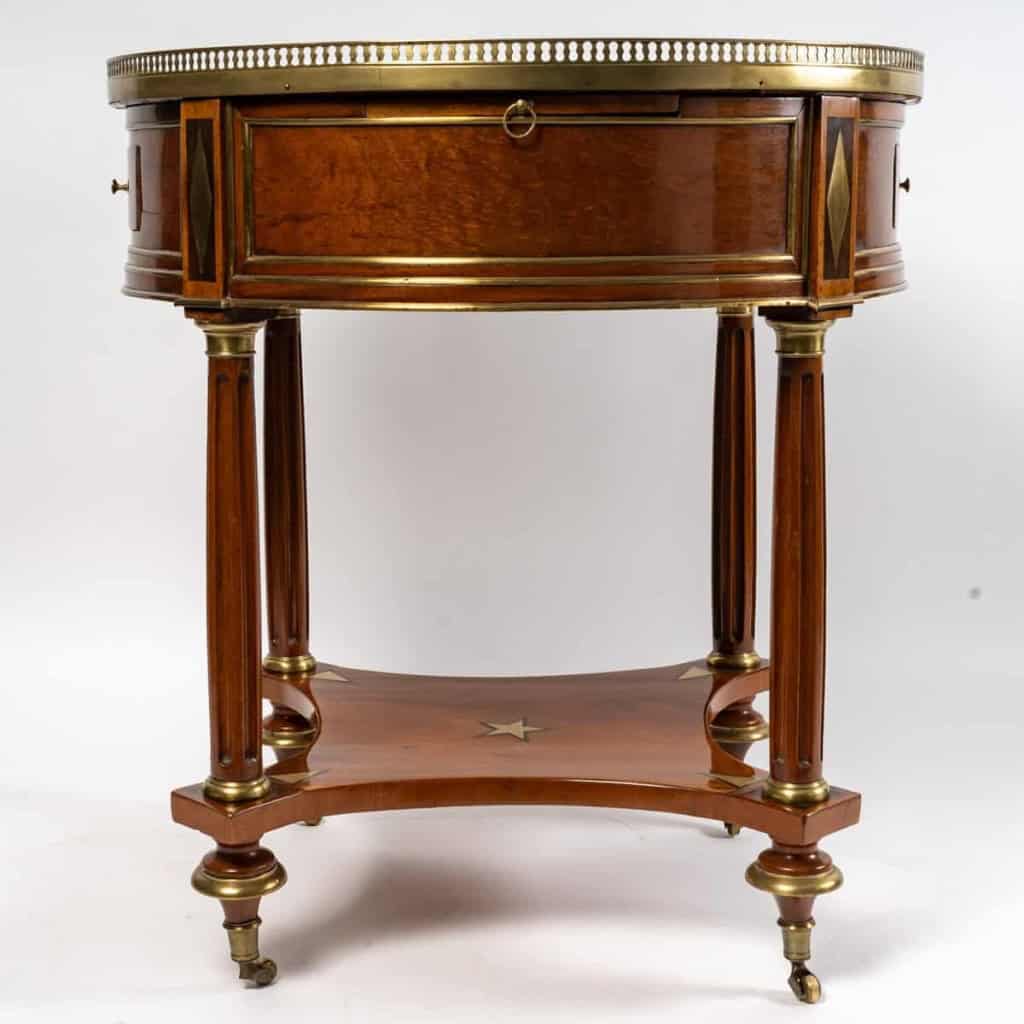 Table bouillotte d'époque Directoire (1795 - 1799).