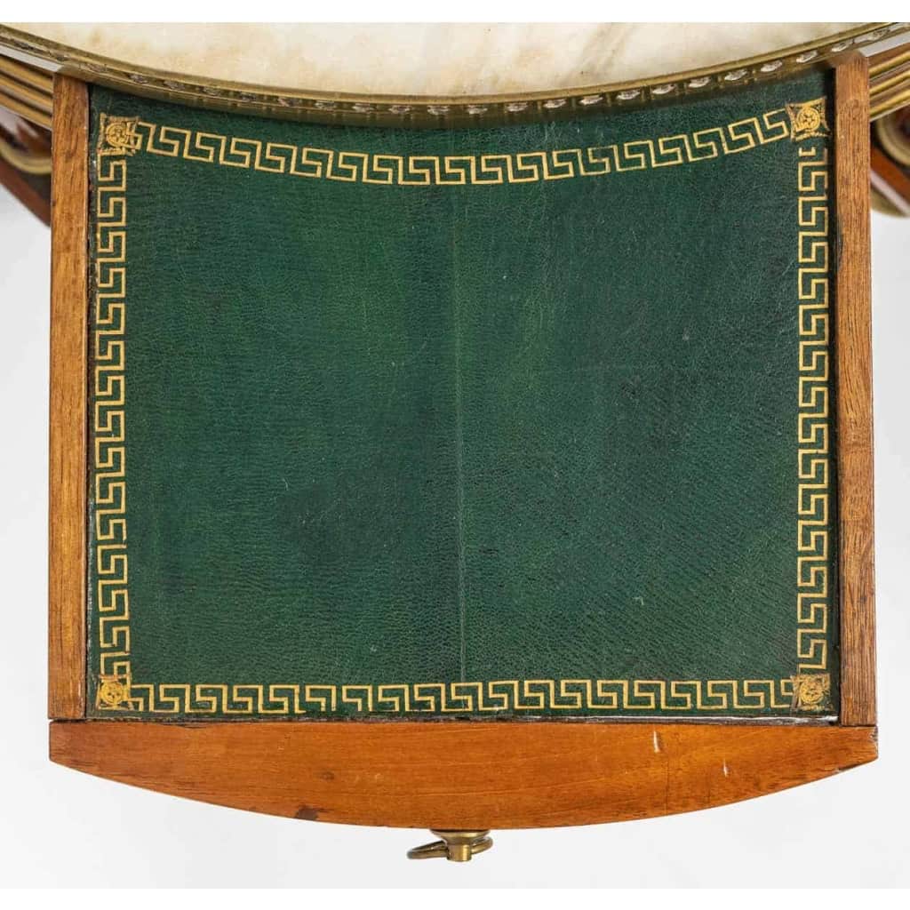 Table bouillotte d'époque Directoire (1795 - 1799).