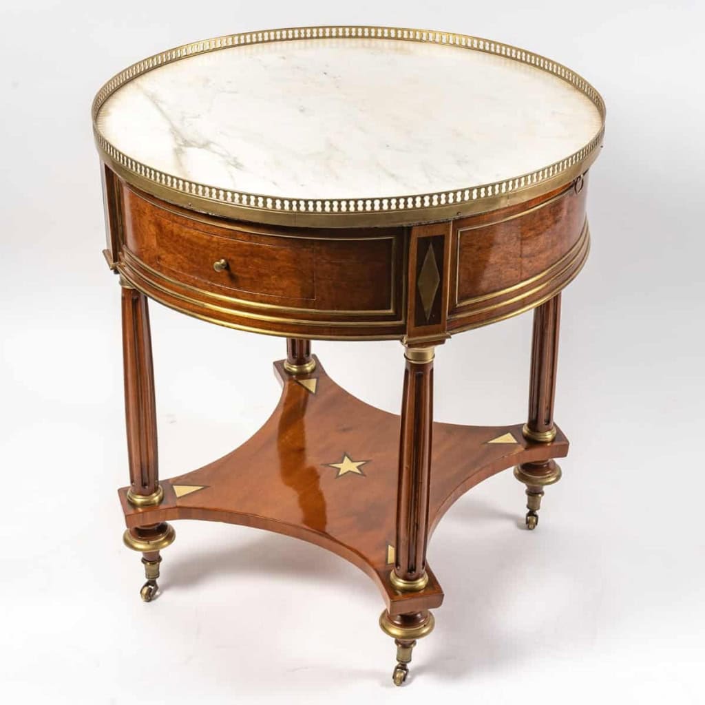 Table bouillotte d'époque Directoire (1795 - 1799).