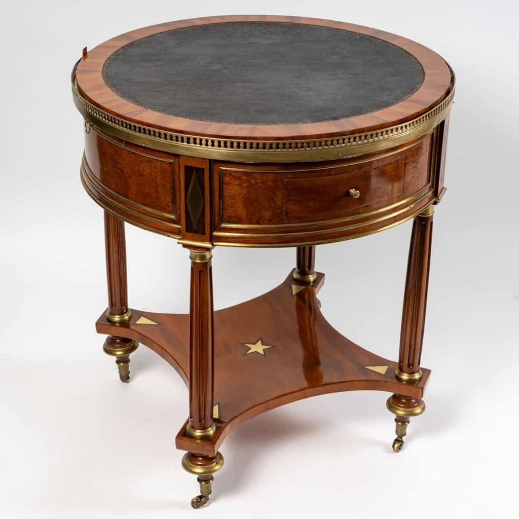 Table bouillotte d'époque Directoire (1795 - 1799).