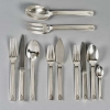 Ménagère « Aphea » argent massif de PUIFORCAT – 110 Pièces en coffret | Biron |||||||||||