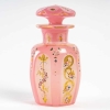 Flacon de parfum rose et blanc émaillé d’or, XIXème siècle | Biron Flacon de parfum rose et blanc émaillé d'or, XIXème siècle