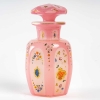 Flacon de parfum rose et blanc émaillé d’or, XIXème siècle | Biron Flacon de parfum rose et blanc émaillé d'or, XIXème siècle