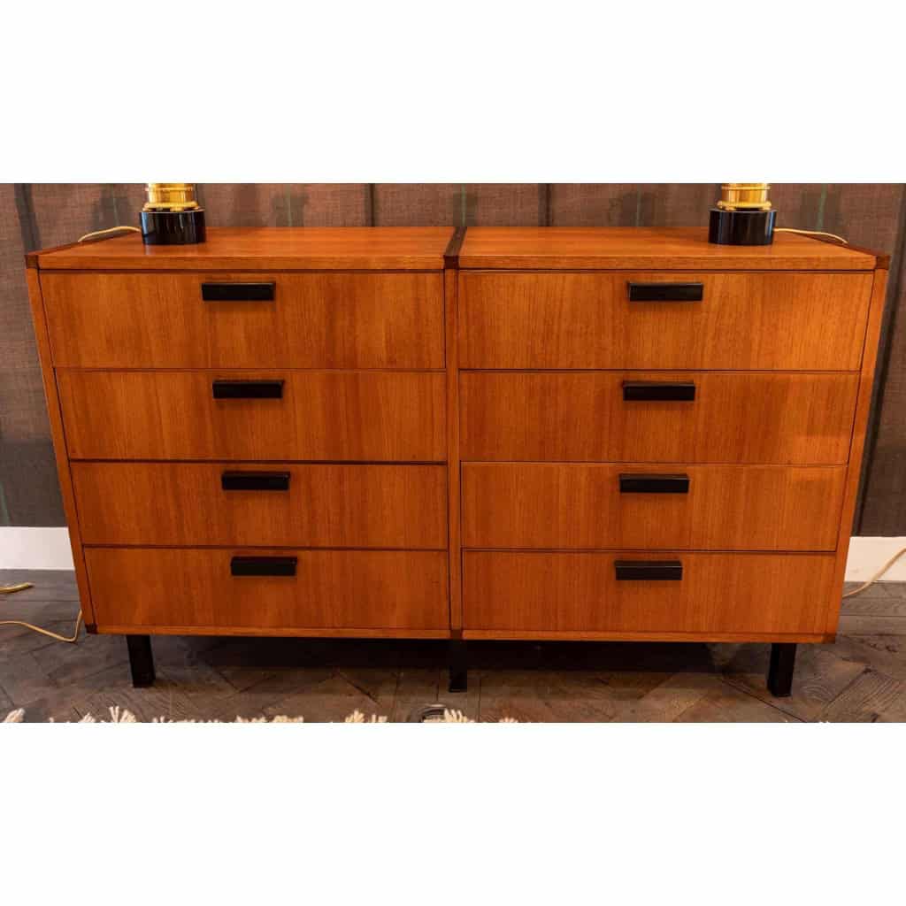 Commode à huit tiroirs, années 1950